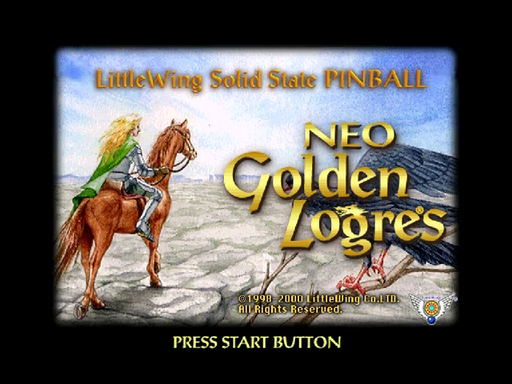 Neo Golden Logres title screen for Sega Dreamcast